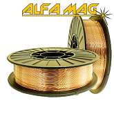 Проволока Alfa Mag омедн. СВ08Г2С SG-2 D300 d=0,8 15 кг