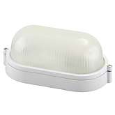 Светильник уличный влагозащищенный, овал, цвет белый, 100Вт СВЕТОЗАР SV-57203-W