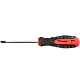 Отвертка Fusion, PZ 2 x 100 мм, CrV, 3-х компонентная рукоятка "anti slip"// Matrix 11403