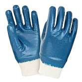 Перчатки нитриловые полный облив.,манжет-резинка