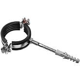 Хомут  мет для труб 1/2" (20-24) с комплектом сантехнического крепежа