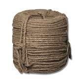 Веревка льняная Л крученая D10х3 (0,3м) 2456-2