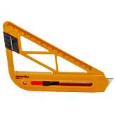 Нож, 18 мм, выдвижное лезвие, для резки обоев, линейка// SPARTA 789195