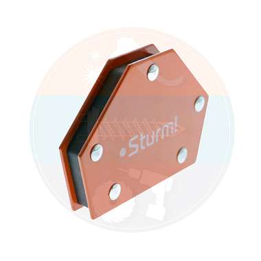 Угольник магнитный универсальный для сварки вес до 11 кг Sturm!//6013-3-11