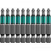 Биты Optimum Line, PZ2, 50 мм, тип хвостовика E 1/4", 10 шт в блистере, KRAFTOOL 26124-2-50-10