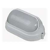 Светильник уличный влагозащищенный с верхним декоративным кожухом, овал, цвет белый, 100Вт СВЕТОЗАР 