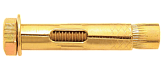 Анкерный болт с шестигранной головкой  10х 80 ( 75 шт) Alfa Fix