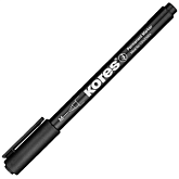 Маркер перманентный KORES (1 мм) черный