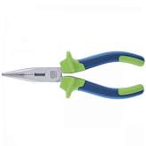 Длинногубцы прямые,180 мм, двухкомпонентные рукоятки// СИБРТЕХ 17105