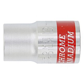 Головка торцевая, 13 мм, 6-гранная, CrV, под квадрат 1/2", хромированная// MATRIX MASTER 13113