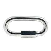 Карабин винтовой  6мм А4 (соеденитель цепи с гайкой)