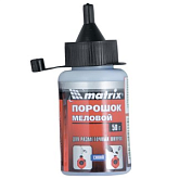 Порошок  меловой синий, 115 г, для разметочных шнуров// MATRIX 84860