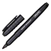 Маркер перманентный Attache (1,5-3мм, круглый наконечник), черный 155797