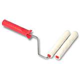 Мини-валик малярный, 2 шт.  велюр, ворс 4 мм, D 15 мм, бюгель 6 мм 160 мм