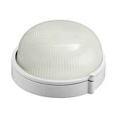 Светильник уличный влагозащищенный, круг, цвет белый, 60Вт., СВЕТОЗАР SV-57251-W