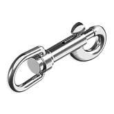 Карабин с вертлюгом с задвижн. защелкой 12мм А4 АРТ 8303