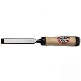 Долото-стамеска,  8 мм, плоское, деревянная рукоятка (Арефино)// Россия 24245