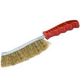 Щетка проволочная латунная с пластмассовой рукояткой 