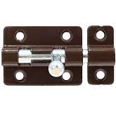 Задвижка накладная ЗТ4 пол.коричневый (10 шт.)